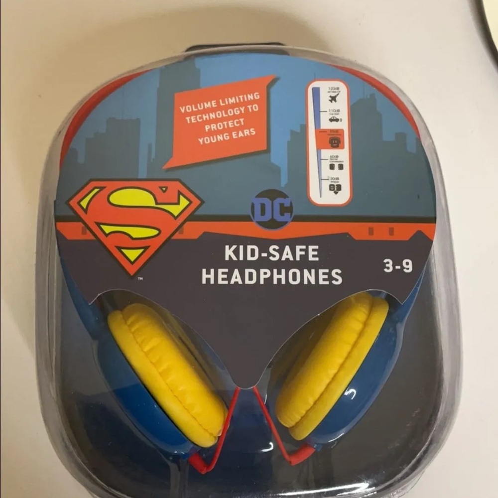 The Sak Kid-Safe Headphones - Blue and Yellow